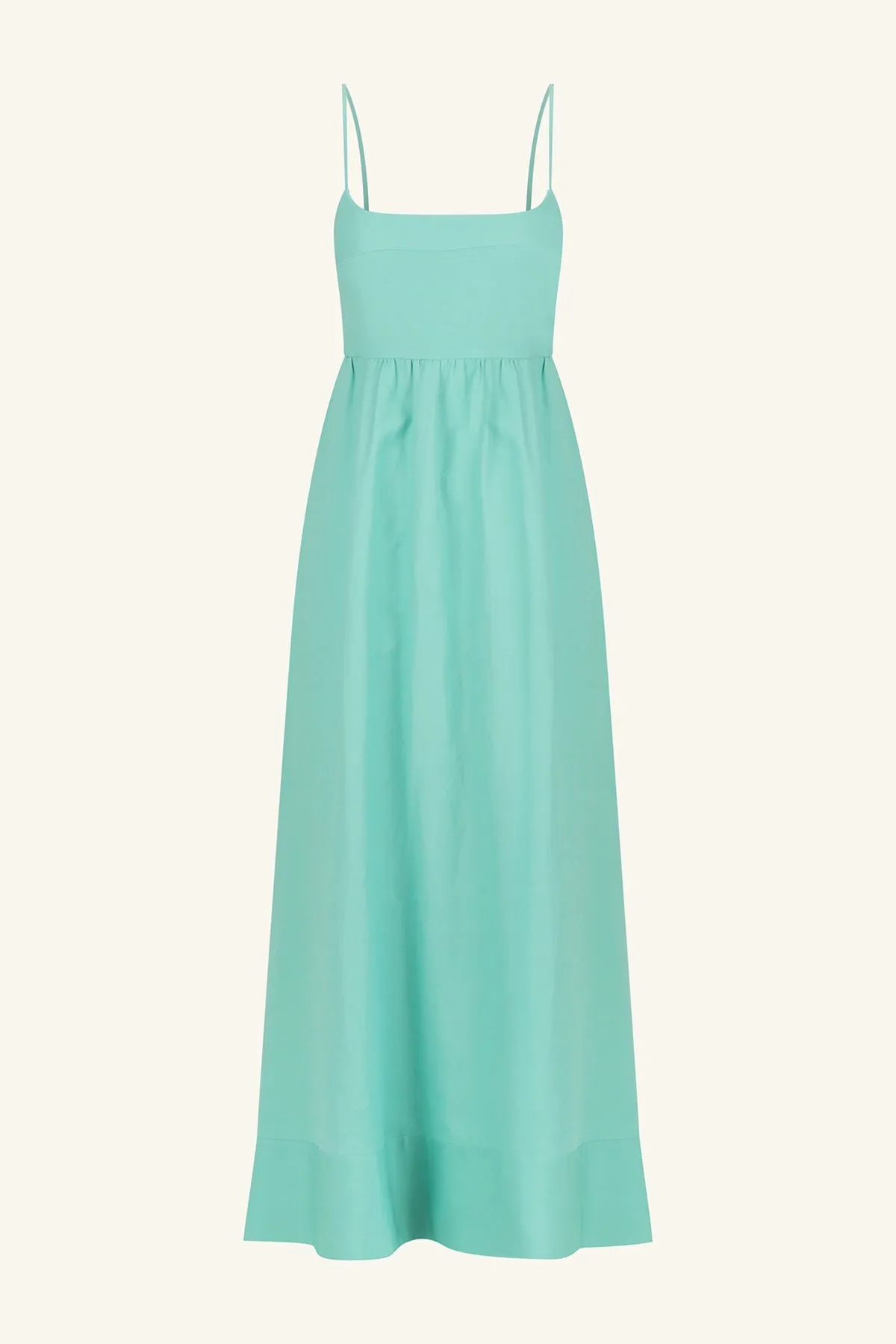 ALEC LOW OPEN BACK MAXI DRESS - POOL BLUE