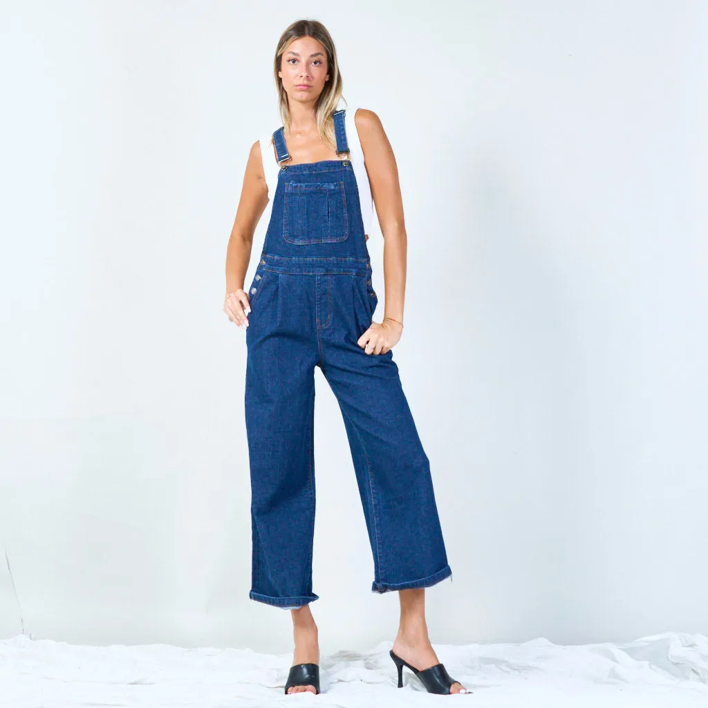 Classic denim overalls wholesale