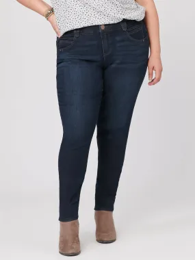 Dark Indigo "Ab"solution® Booty Lift Plus Jegging Jeans