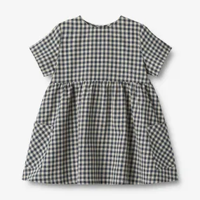 Dress S/S Ayse - blue check