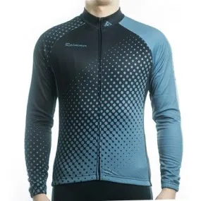 Gradient Dots Long Sleeve Jersey Blue