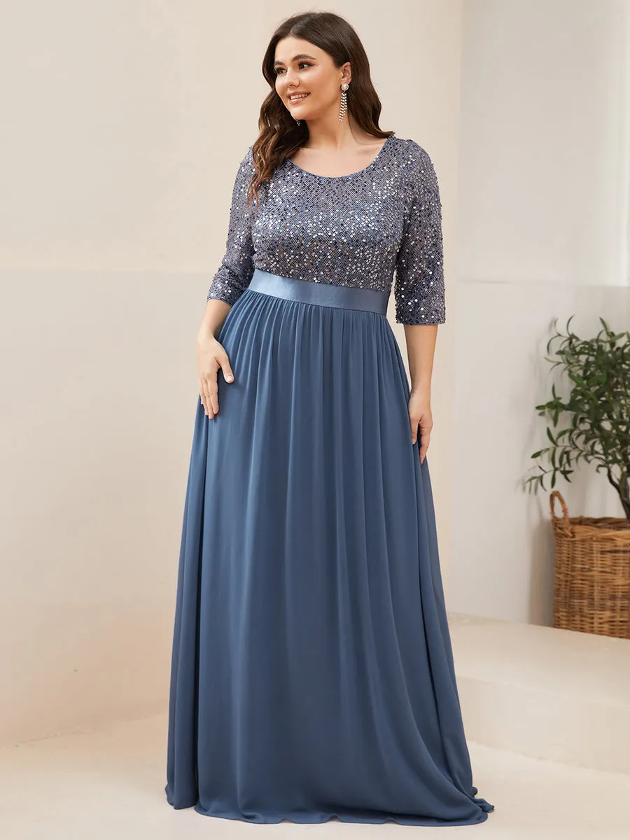 Long Tulle & Sequin Wholesale Evening Dresses for Mother of the Bride