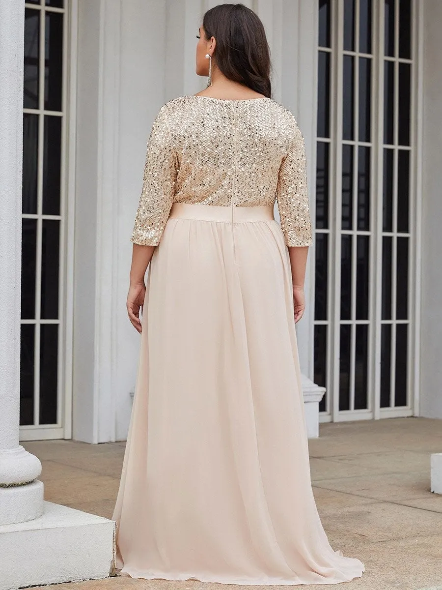 Long Tulle & Sequin Wholesale Evening Dresses for Mother of the Bride