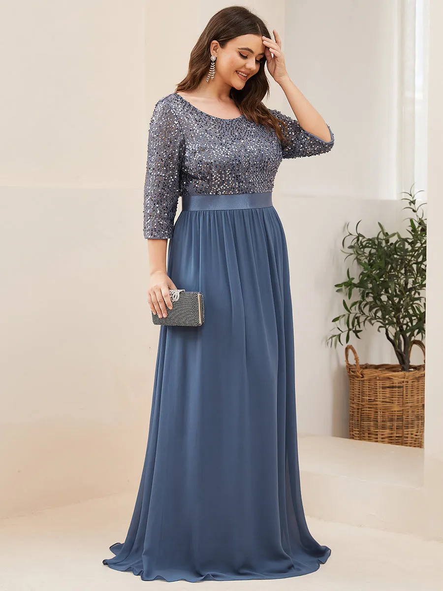 Long Tulle & Sequin Wholesale Evening Dresses for Mother of the Bride