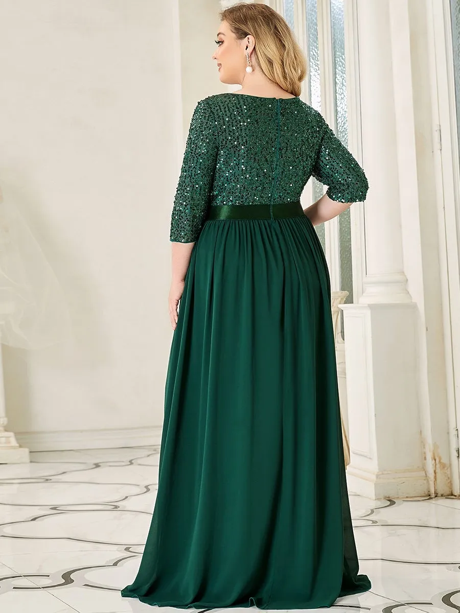 Long Tulle & Sequin Wholesale Evening Dresses for Mother of the Bride