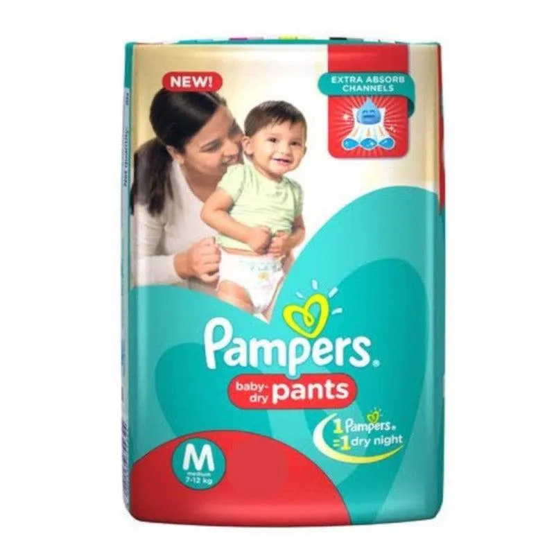 Pampers Baby Dry Pants - Medium 7-12 kg