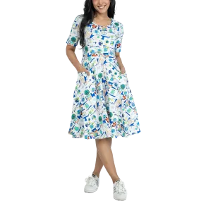 Save The Earth Kids' Art Twirl Dress